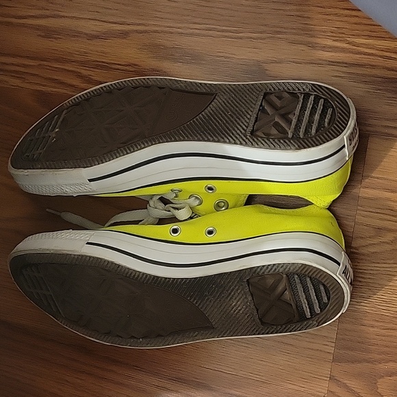 Converse Bright Yellow Sneakers - Picture 5 of 5